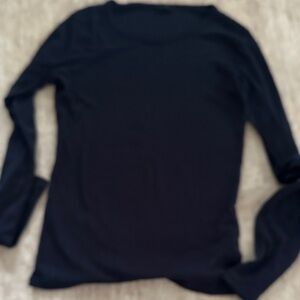 Brandy Melville Black Long Sleeve Top